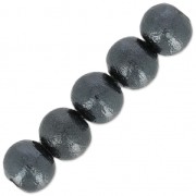 Cotton Pearls Miyuki  6 mm Black x20|raw }}