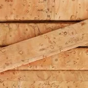 Lacet liège double 10 mm Naturel x 50cm