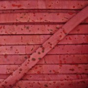 Lacet liège double 5 mm Framboise x 50cm|raw }}