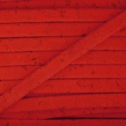 Lacet liège double 5 mm Rouge x 50cm