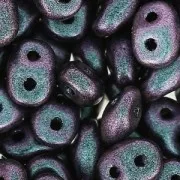 SuperDuo 2,5x5 mm Metallic Mat Chameleon Grey x10g