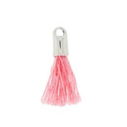 Pompon imitation coton 10-14 mm Light Rose/rhodié|raw }}
