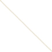 Chaîne maille Forçat 1.8x2.2 mm doré à l'or fin x1m|raw }}