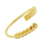 Bague sertis pour cabochons PureCrystal 1028 1.8 mm et cabochons 2 mm doré