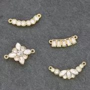 Intercalaire pour cabochons PureCrystal 4501 4x2 mm doré