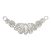 Intercalaire pour cabochons PureCrystal 1028/1088 et 4228 6x3mm rhodié