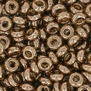 Rocaille Toho Demi Round 11/0 TO11RDR0204 - Gold Lustered Montana Blue x5g