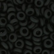 Rocaille Toho Demi Round 11/0 TO11RDR0049F - Opaque Frosted Jet x5g