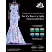 Rocaille Toho 11/0 TO11R2711 - Glow In The Dark - Crystal/Bright Blue x8g