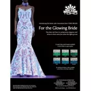 Rocaille Toho 11/0 TO11R2711 - Glow In The Dark - Crystal/Bright Blue x8g