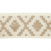 Galon fantaisie losanges 18 mm Beige x1m