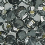 Mini-gouttes Miyuki 3.4 mm DP21L - Lt Gray Silver Lined x8g