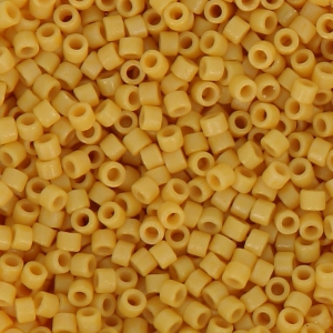 Miyuki Delica Duracoat 11/0 DB2102 - Dyed Opaque Banana x8g