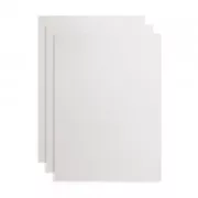 Feuilles de papier lisse 12.7x17.7 cm pour Silhouette Curio Blanc x10