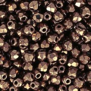 Facettes 2 mm véritable (True 2) Jet Gold x50