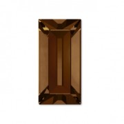 Cabochons baguettes PureCrystal 4501 4x2 mm Smoked Topaz x8|raw }}