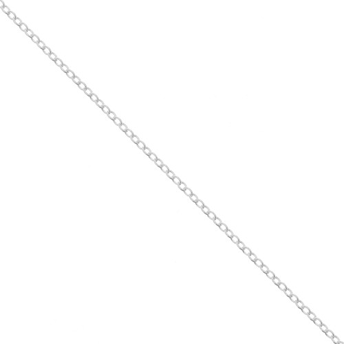 Chaîne maille Forçat 1.65 mm - Argent 925 x1m