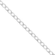Chaîne maille Forçat 1.65 mm - Argent 925 x1m