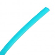Cordon en plastique creux 3 mm Métallisé Turquoise x 50 cm|raw }}