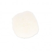 Pompon rond synthétique 2 cm Blanc x1|raw }}
