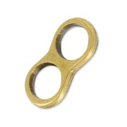 Poussoir double pour cordon 5 mm 14.5x7 mm bronze x1|raw }}