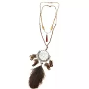 Attrape rêves tissé 45 mm Noir x1