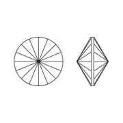 Cabochon PureCrystal 1122 Rivoli 14 mm Emerald Custom Pastel  x1