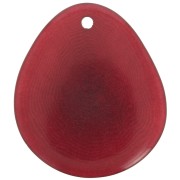 Fine tranche de Tagua 25-35 mm Rouge x1|raw }}