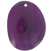 Fine tranche de Tagua 25-35 mm Violet x1|raw }}