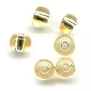 Preciosa Perles rocailles 5/0 4.5 mm - Gold Silver Lined x20g
