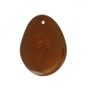 Fine tranche de Tagua 25-35 mm Marron x1|raw }}