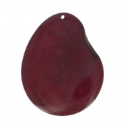 Fine tranche de Tagua 35-45 mm Bordeaux x1|raw }}