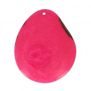 Fine tranche de Tagua 35-45 mm Fuchsia x1|raw }}