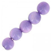 Perles rondes de Tagua 5 mm Lilas x 8|raw }}