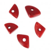 Chips de Tagua 10 mm Rouge x 5|raw }}