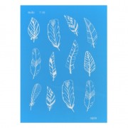 Silk Screen Moiko pour Pâte polymère 74x105 mm - Motif plumes 7.09|raw }}