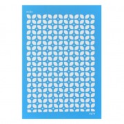 Silk Screen Moiko pour Pâte polymère 74x105 mm - Motif carrelage année 70 7.08|raw }}
