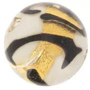 Ronde Murano 10 mm Caramella Light Topaz x1