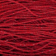 Cordon de soie japonaise 0.7 mm Rouge Métallisé x 1m|raw }}