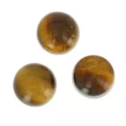 Cabochon rond 10 mm Oeil de Tigre