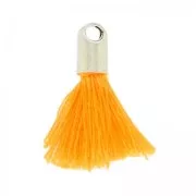 Pompon imitation coton 15-20 mm Light Orange/rhodié