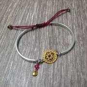 Intercalaire demi bracelet 44x3.5 mm en Argent 925 x1