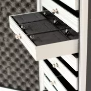 Valise transport bijoux avec plateaux 51x23x33.5 cm - Noir x1