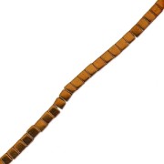 Mini perles cubes imitation hématite 1.4 mm Light Copper x40 cm|raw }}