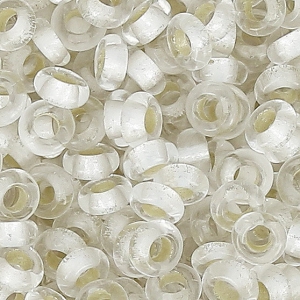 Rocaille Toho Demi Round 11/0 TO11RDRPF0021F - PF Crystal S/L Frosted x5g