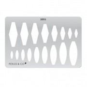 Gabarit rigide pour pâte polymère 152x100 mm motifs Ethniques|raw }}