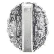 Intercalaire résine époxy 25x20 mm - Prune x1