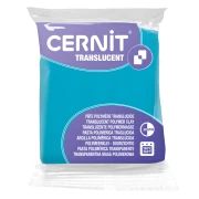 Pâte Cernit Translucent - Bleu Turquoise (n°280) x56gr