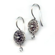 Crochets d'oreilles 26 mm en Argent 925 x2