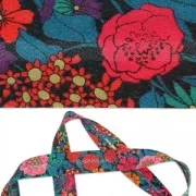 Biais en tissu Liberty - Ciara - Fuchsia x1m